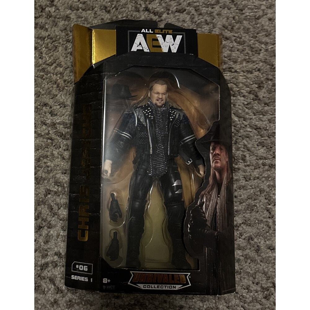 AEW Unrivaled Chris Jericho Figure Unopened Jazwares